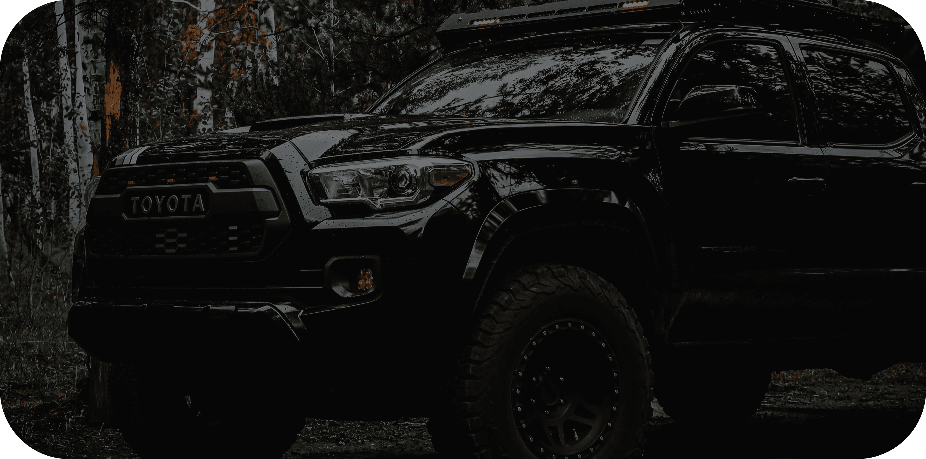 Image of a black overland 4x4