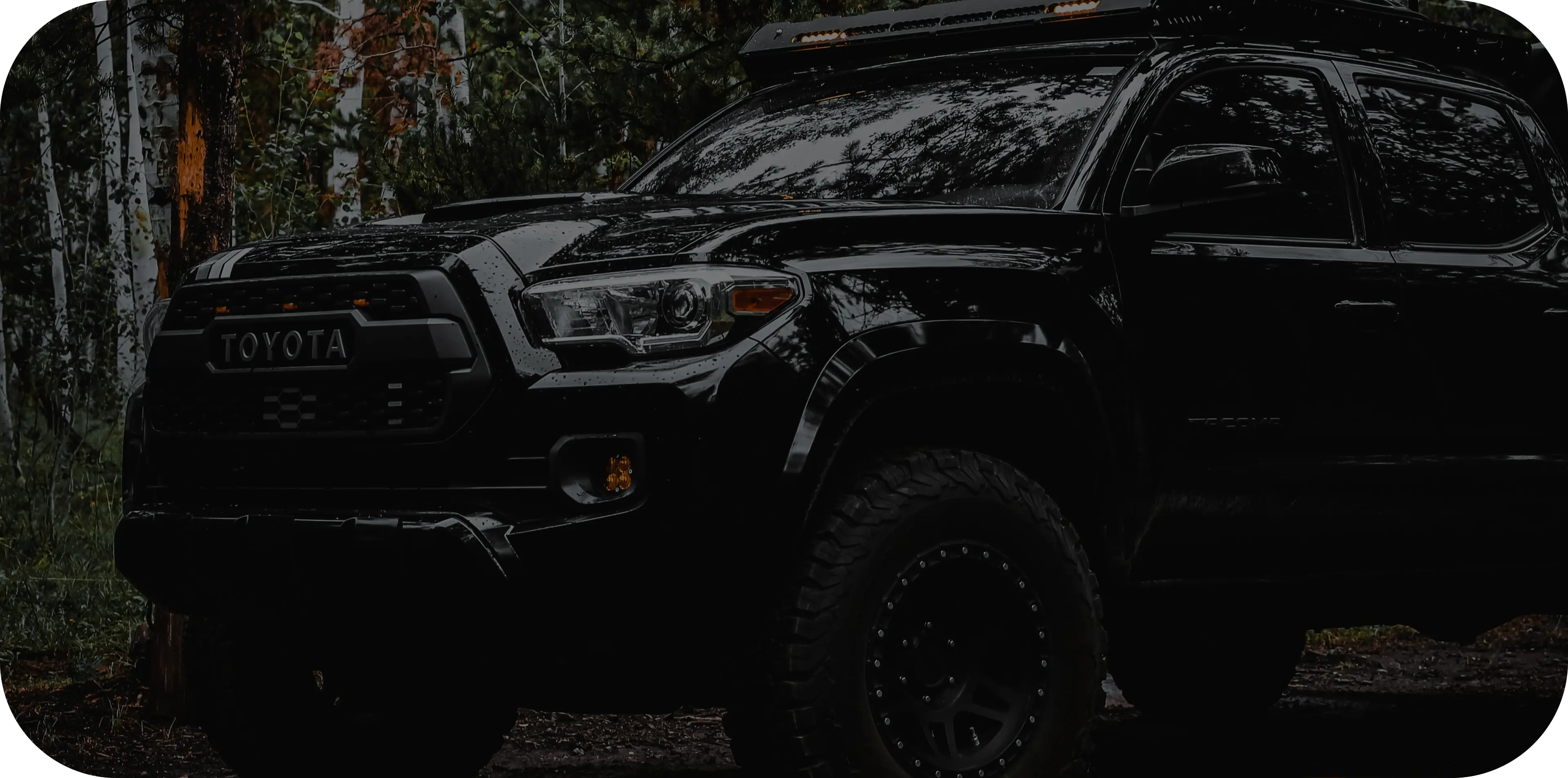 Image of a black overland 4x4