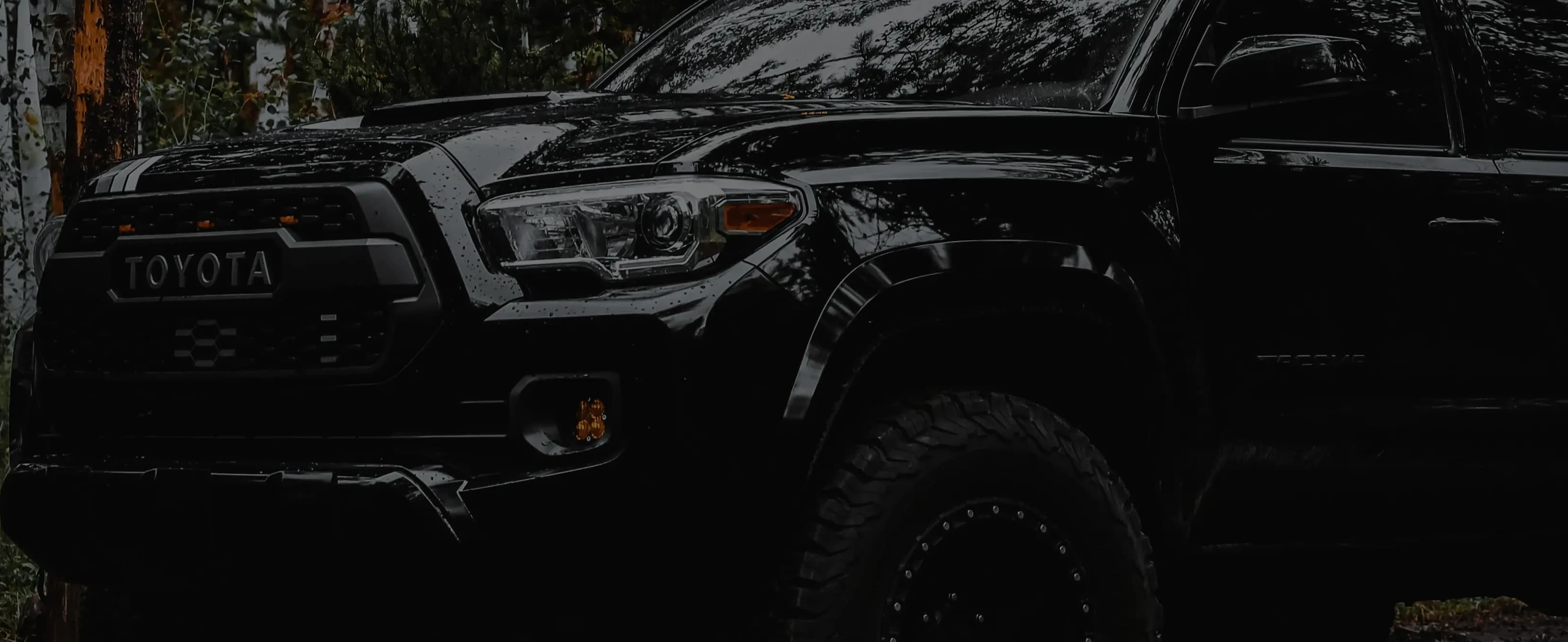 Image of a black overland 4x4